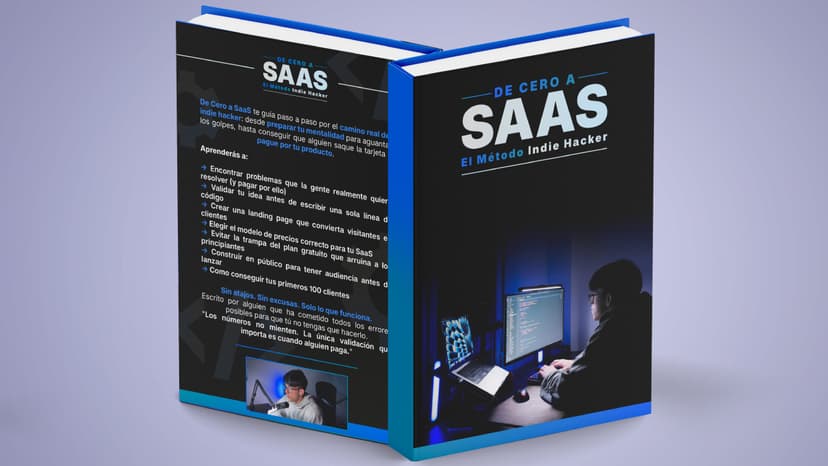 De Cero a SaaS: El Método Indie Hacker - Portada del libro